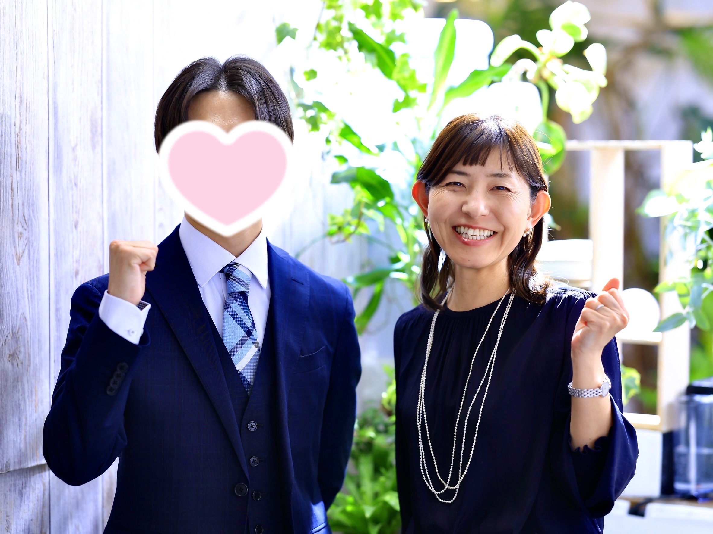 20代半ば男性Hさんと結婚相談所ラポート代表のツーショット