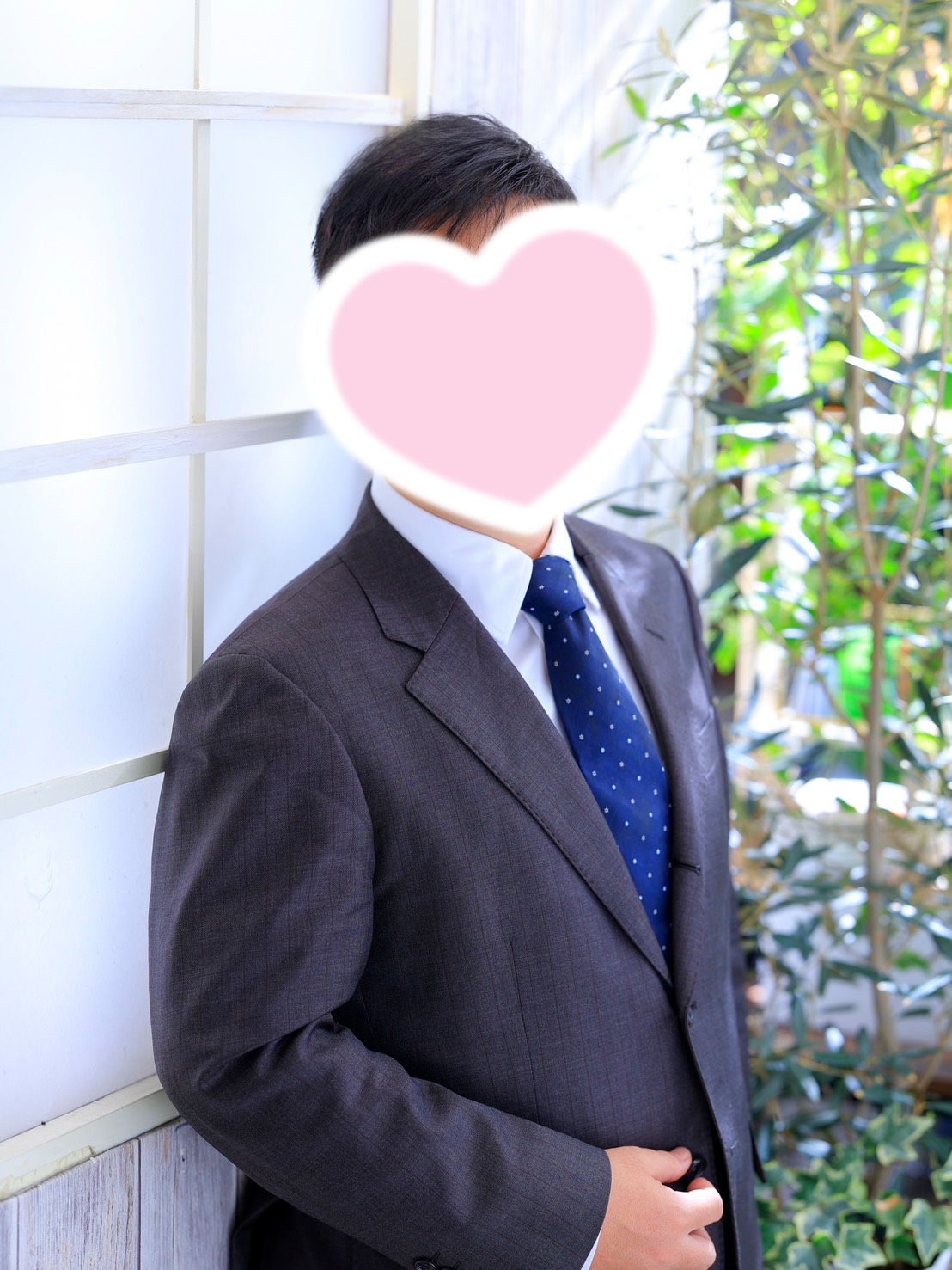 40代男性の婚活プロフィール写真